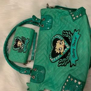Betty Boop tote & watching wallet